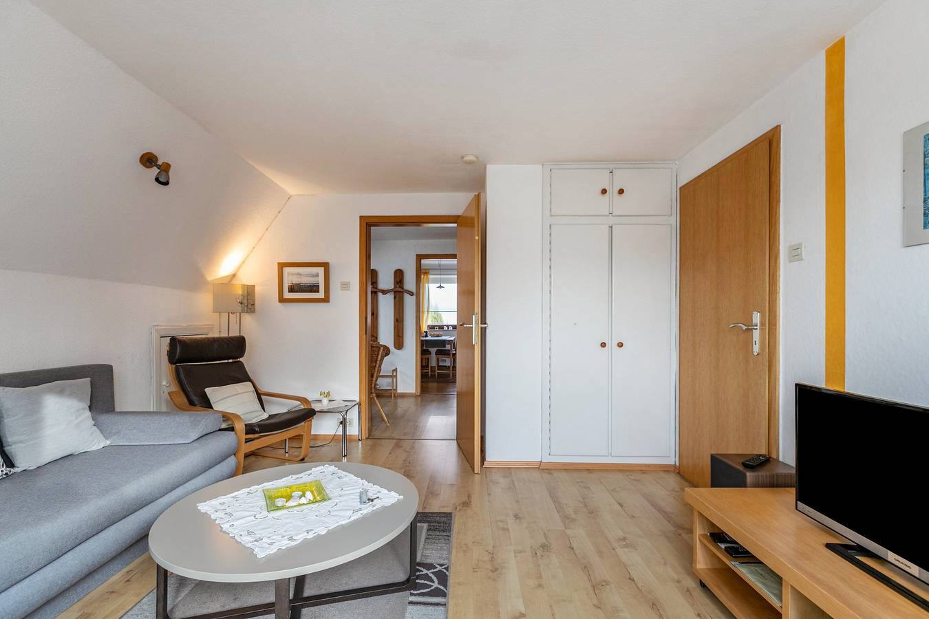 Geheel appartement, Appartement 'Ferienwohnung Kappeln - Kiekut 11' met Balkon en Wifi in Kappeln, Kappeln en omgeving