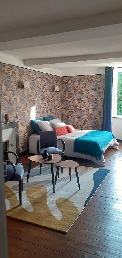 Maison d’hôte pour 3 personnes, avec vue ainsi que jardin et terrasse