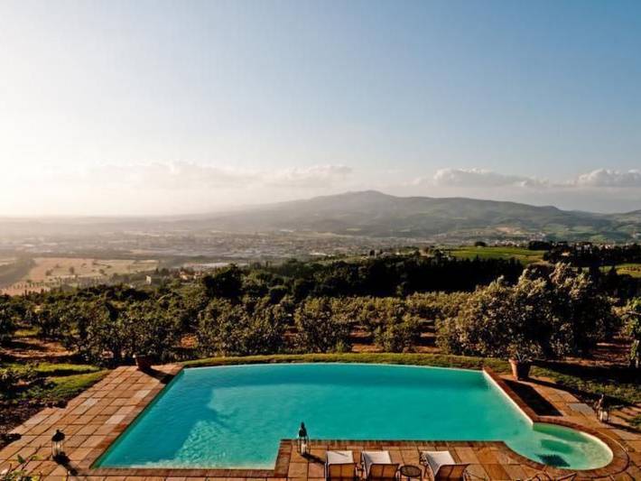 Casa vacanza per 6 persone, con Terrazza e Giardino nonché Piscina e Panorama a Montelupo Fiorentino