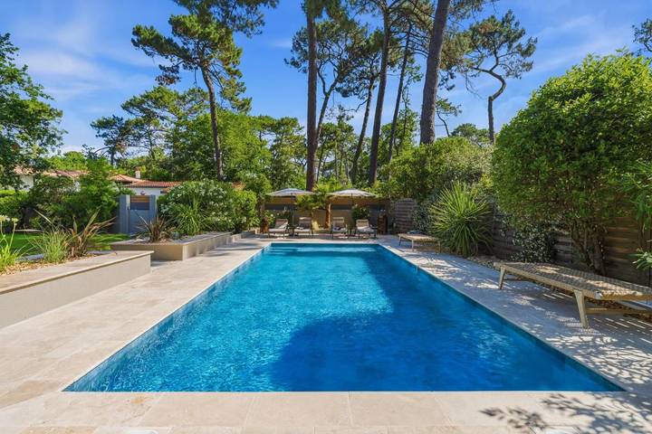 Villa pour 8 personnes, avec vue ainsi que piscine et jardin sur la Dune du Pilat - 2