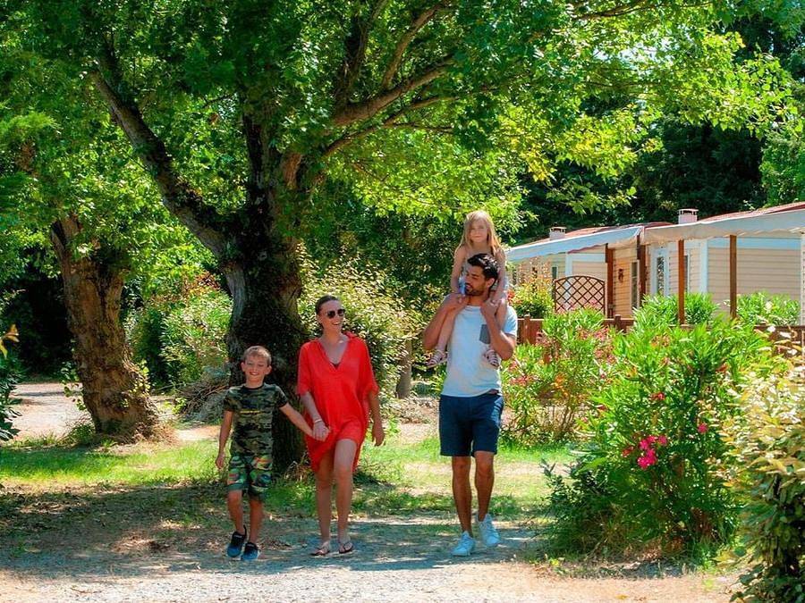 Camping Ensoya - Mobilheim 4 personen - Cottage 2 Schlafzimmer - mit Klimaanlage in Sigean, Côte d'Améthyste
