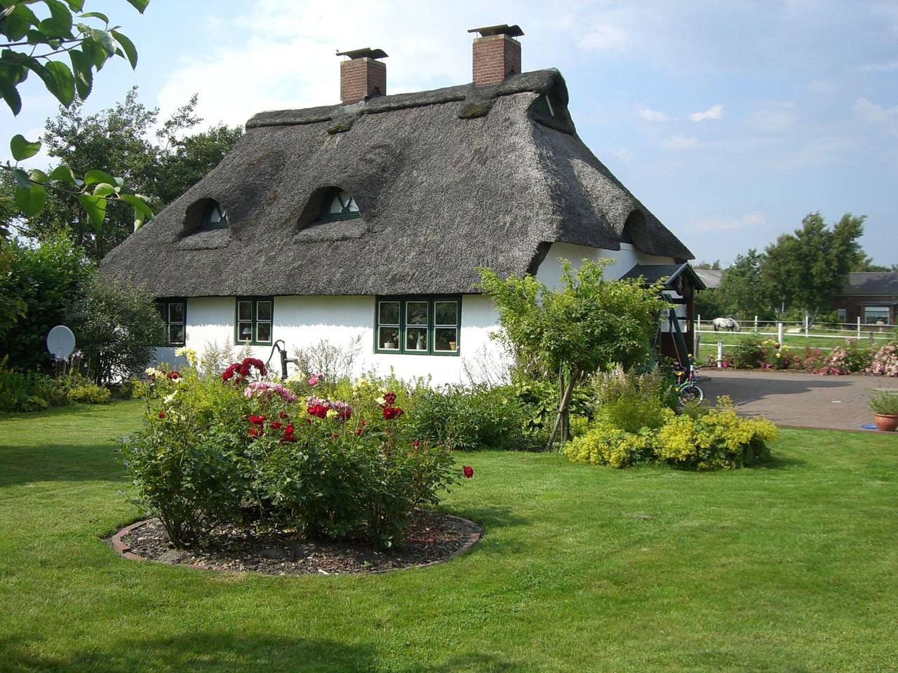 Reetdachhaus Petra in Helse, Dithmarschen