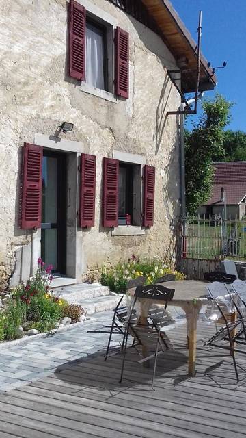 Gîte pour 2 personnes, avec jardin et vue à Oye-et-Pallet