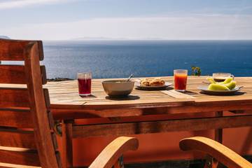 Location de vacances pour 6 personnes, avec jardin et terrasse dans Kea