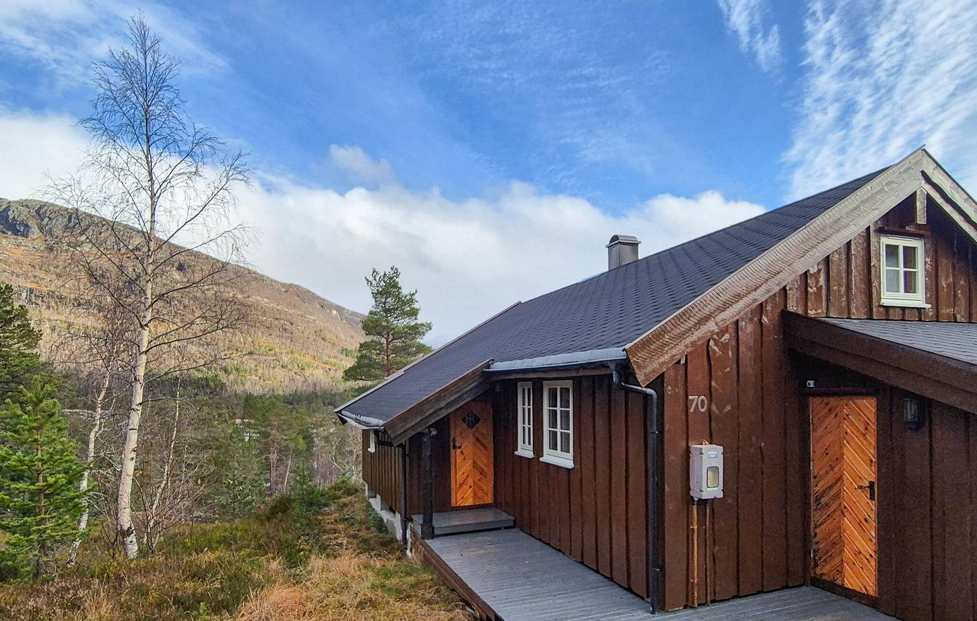 Ferienhaus für 8 Personen mit Ausblick in Odda