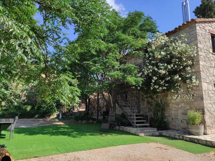 Apartamento para 4 personas, con jardín y vistas, Se admiten mascotas en Bajo Aragón-Caspe