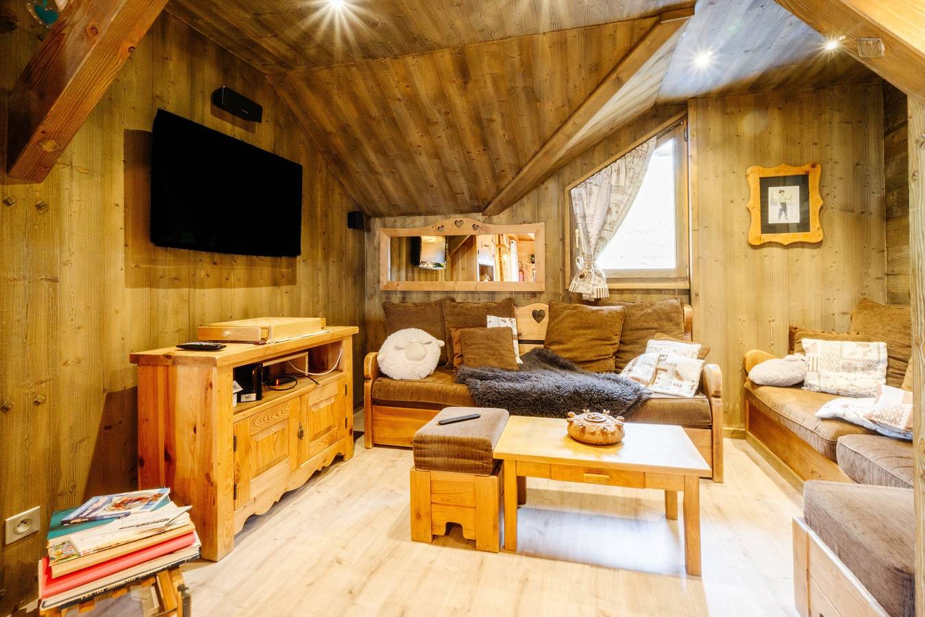 Chalet 'Le Jardin D'hiver' mit Bergblick, privater Terrasse und Wlan in La Toussuire, Fontcouverte-la-Toussuire