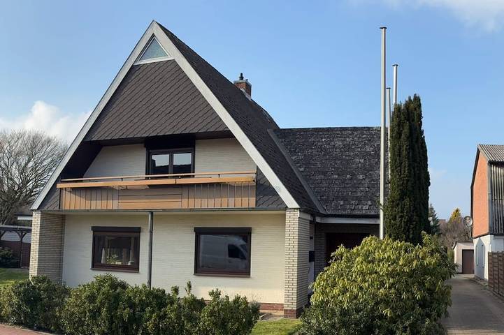 Ferienhaus für 7 Personen, mit Balkon und Garten