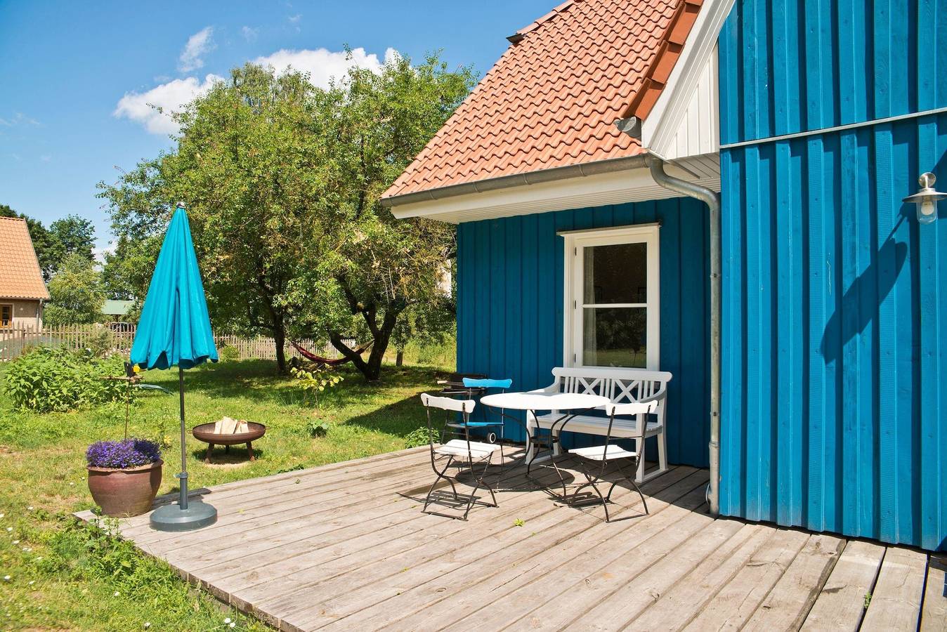 Onkel Blau, Ferien in Troja in Lärz, Müritz