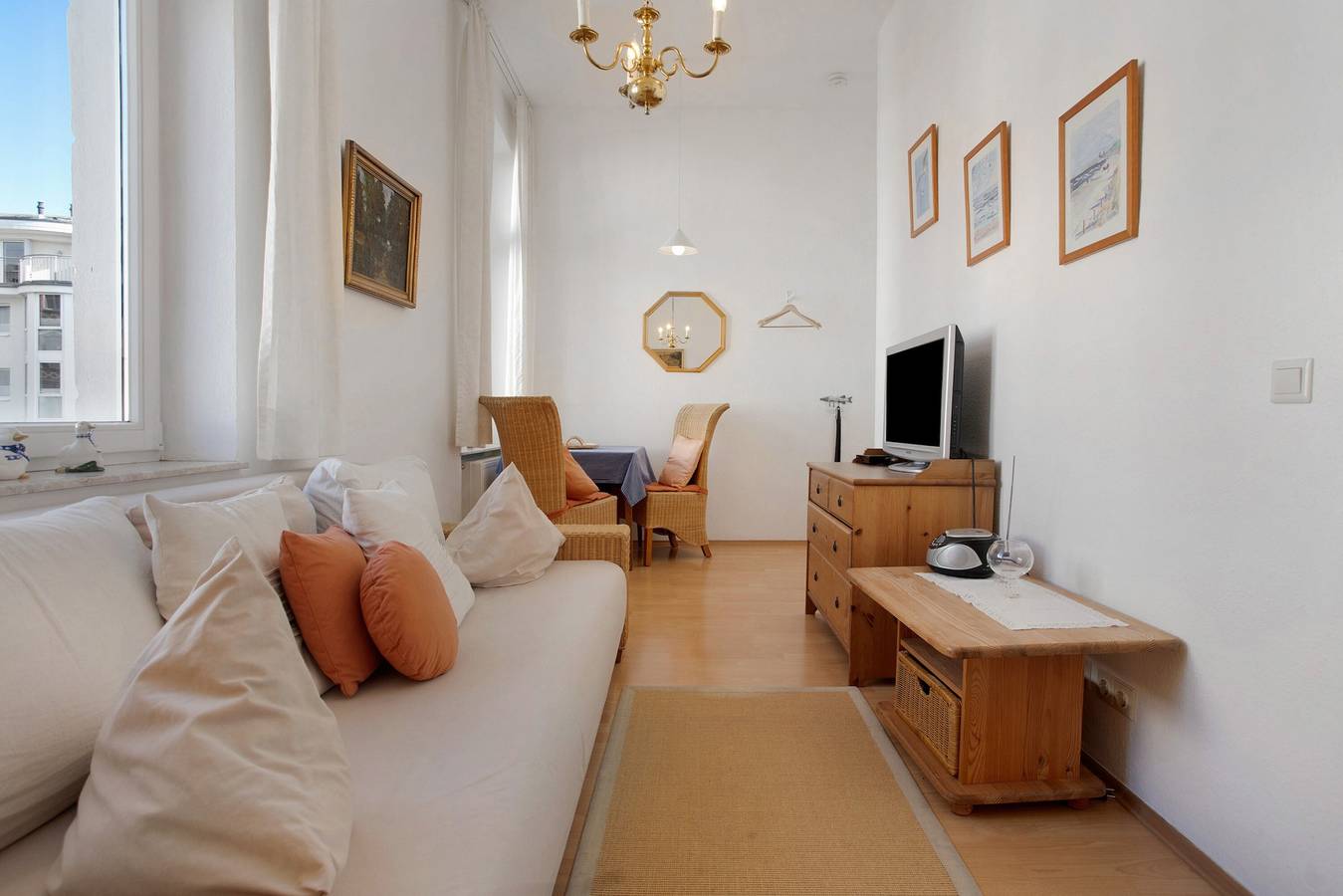 Ganze Wohnung, Ferienwohnung Berger" mit Meerblick und Wi-Fi in Drei Kaiserbäder, Heringsdorf