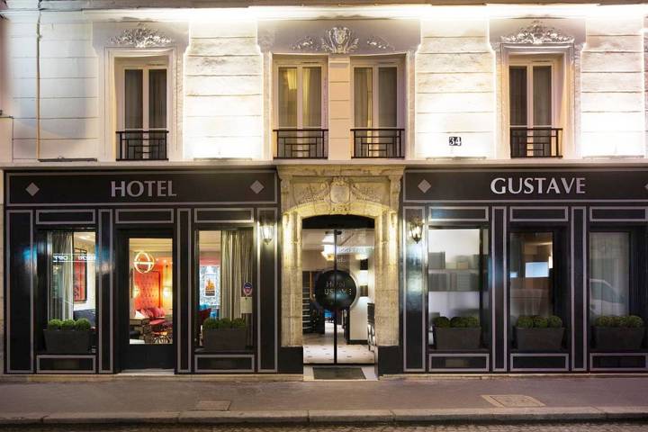 Hôtel pour 2 personnes, avec Terrasse dans Paris Rue Sextius Michel