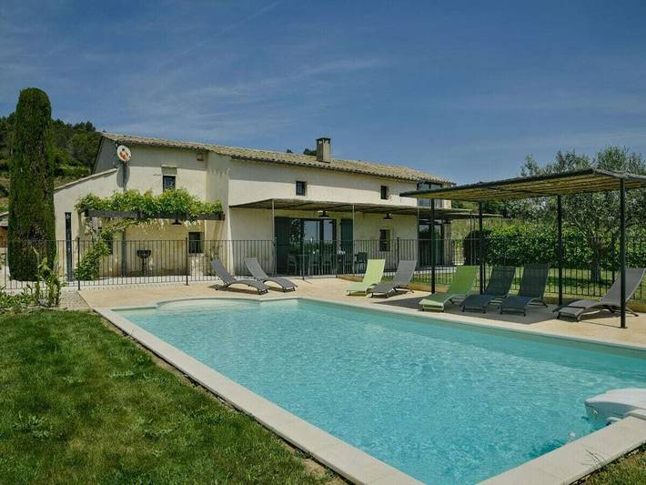 Maison de vacances pour 10 personnes, avec jardin ainsi que piscine et terrasse - 1