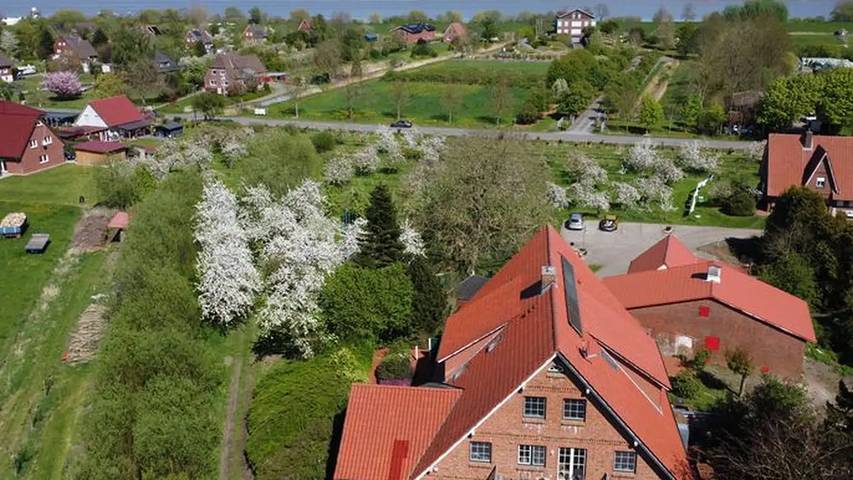 Ferienwohnung für 3 Personen, mit Garten in Krautsand