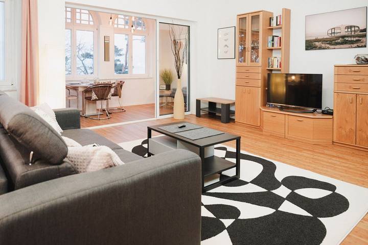 Ferieleilighet for 4 personer, med hage og sauna, dyr tillatt i Binz