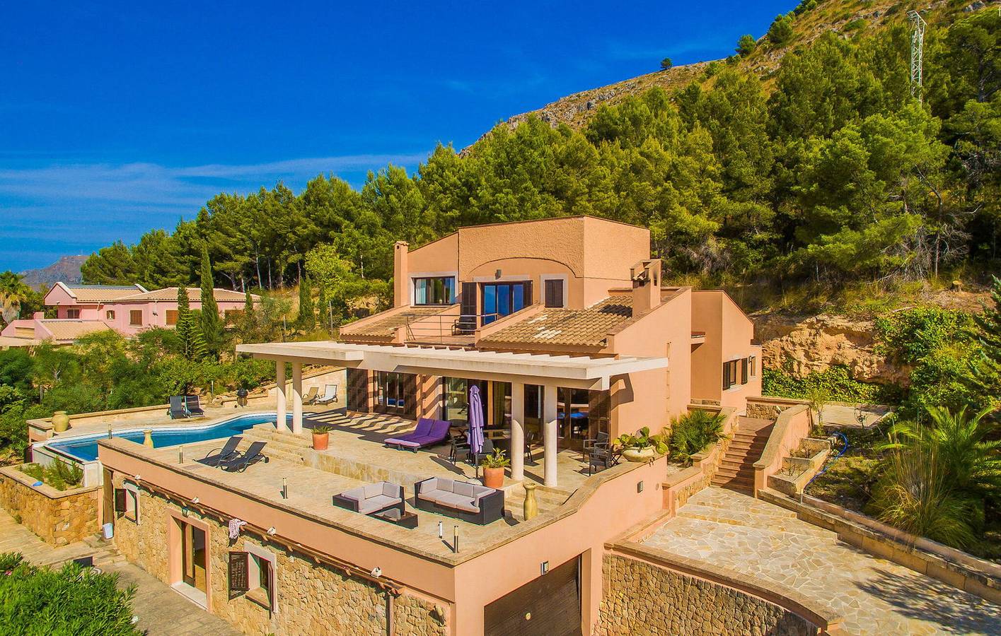 Retiro junto al mar con piscina, cocina y AC| Cerca de Platja de Colonia de Sant Pere in Colònia de Sant Pere, Artà
