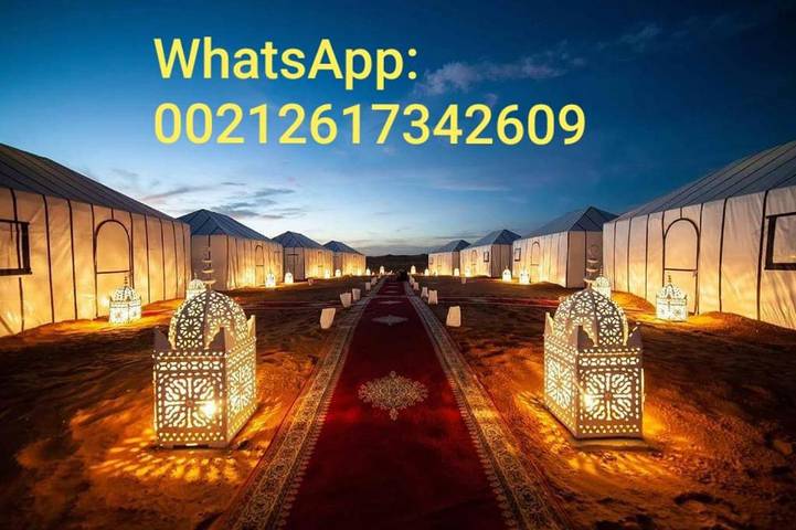 Camping für 5 Personen, mit Ausblick und Terrasse sowie Garten in Marokko