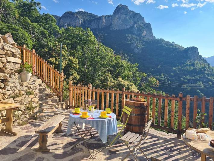 Appartement de vacances pour 10 personnes, avec Balcon et Terrasse ainsi que Sauna et Vue