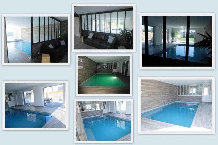 Maison de vacances pour 9 personnes, avec jardin et piscine