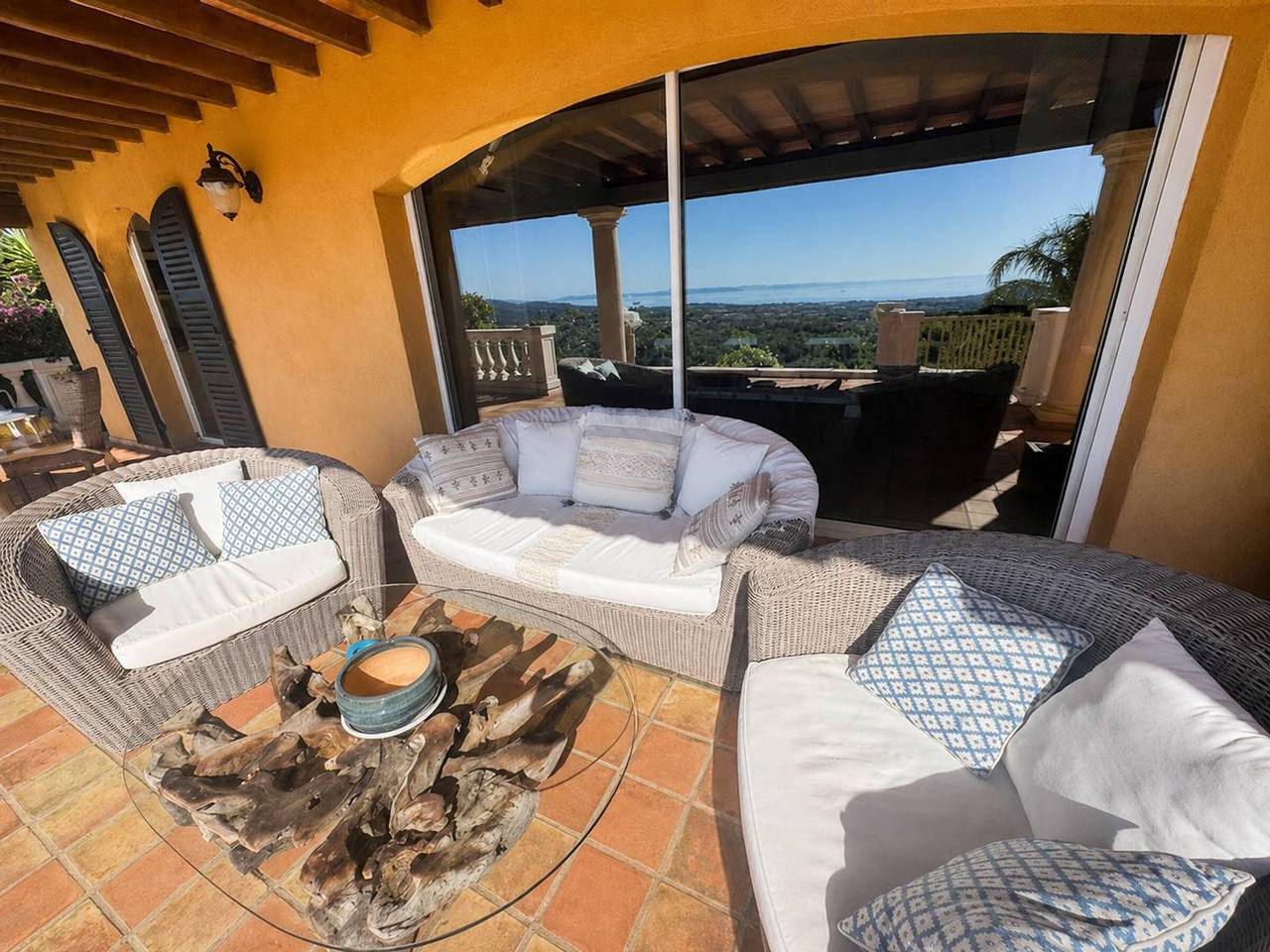 Villa with sea view, pets welcome - 12 guests in Bormes-les-Mimosas, Nationaal park Port-Cros