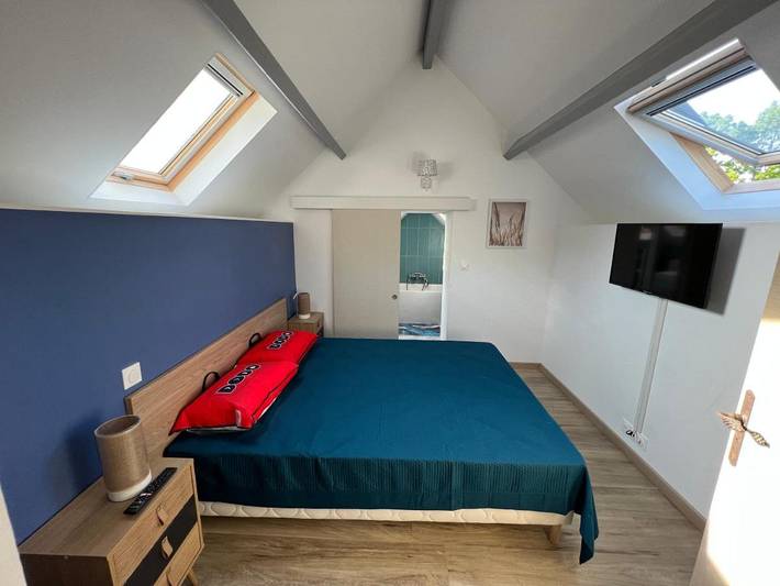 Location de vacances pour 6 personnes, avec jardin ainsi que terrasse et vue, animaux acceptés à Berville-sur-Mer - 4