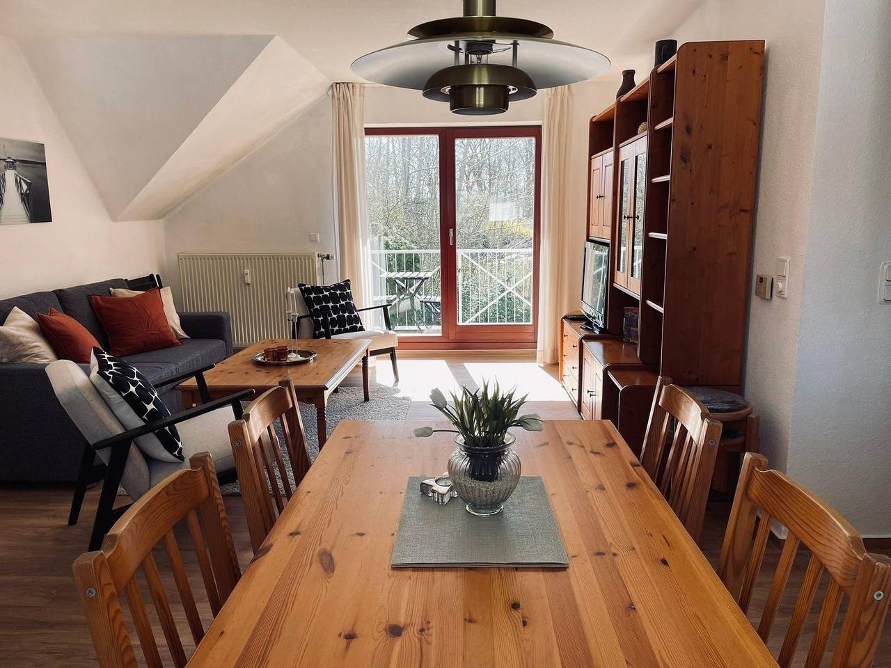 Ganze Ferienwohnung, Ferienwohnung "Jim Knopf" mit Balkon zwischen Strand, Wald & Wiese im Südosten der Insel Rügen! in Gustow, Stralsund Umland