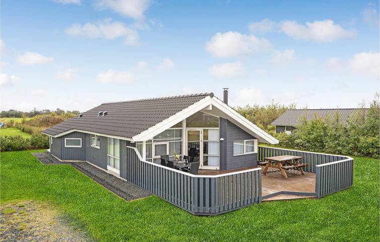 Ferienhaus für 6 Personen, mit Garten und Terrasse sowie Sauna und Whirlpool in Skaven Strand