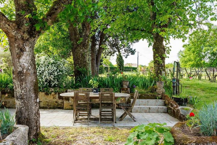 Authentic Stay at Château Vieux Mougnac: Organic Vineyard, Saint-Emilion, Wine & Relaxation in Petit-Palais-et-Cornemps, Libourne region