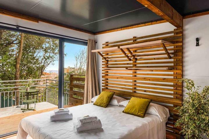 Bungalow für 2 Personen, mit Terrasse und Garten sowie Ausblick an der Ligurische Küste - 3