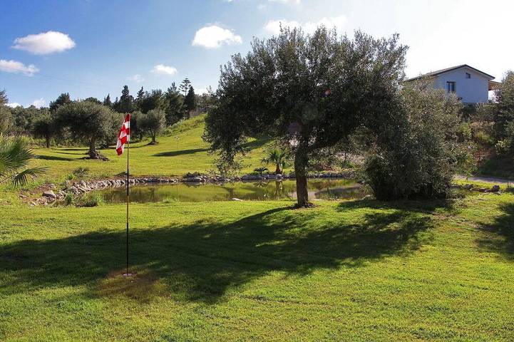 Modernes Anwesen mit eigenem Golf-Praxis, eigenem Pool, Garten, WiFi, Sea View in Contrada Pistavecchia, Campofelice di Roccella