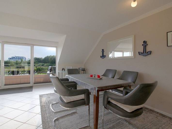 Ferienwohnung für 4 Personen, mit Balkon in Wremen - 3