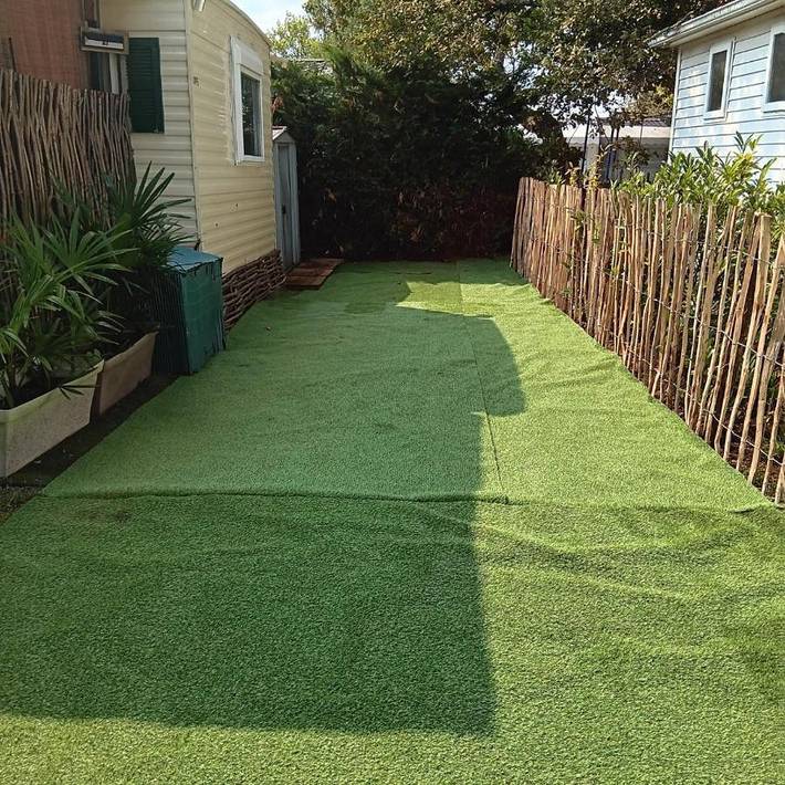 Camping pour 6 personnes, avec vue et jardin ainsi que piscine et bassin pour enfant à Mimizan - 2