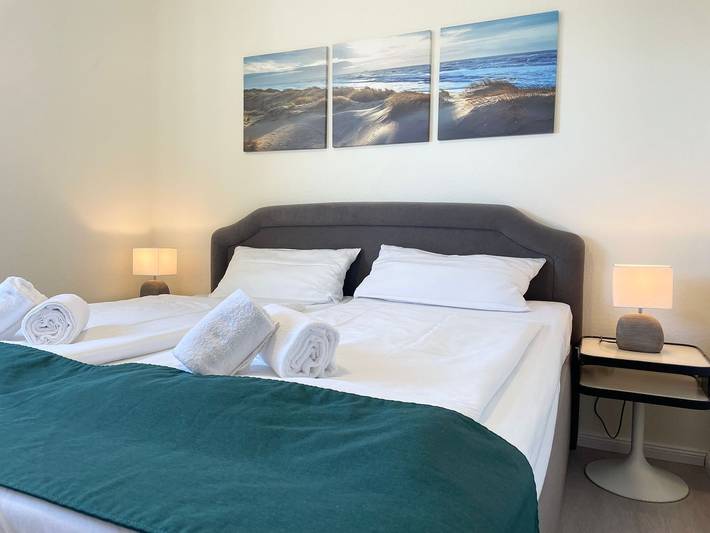 Ferienwohnung für 4 Personen, mit Sauna und Balkon/Terrasse in Sahlenburg Strand
