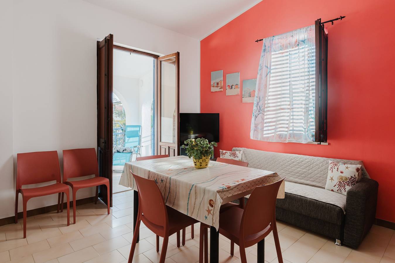 Casa de férias Venti del Mare a 150 m da praia de Trappeto, para 6 pessoas in Trappeto, Palermo (província)