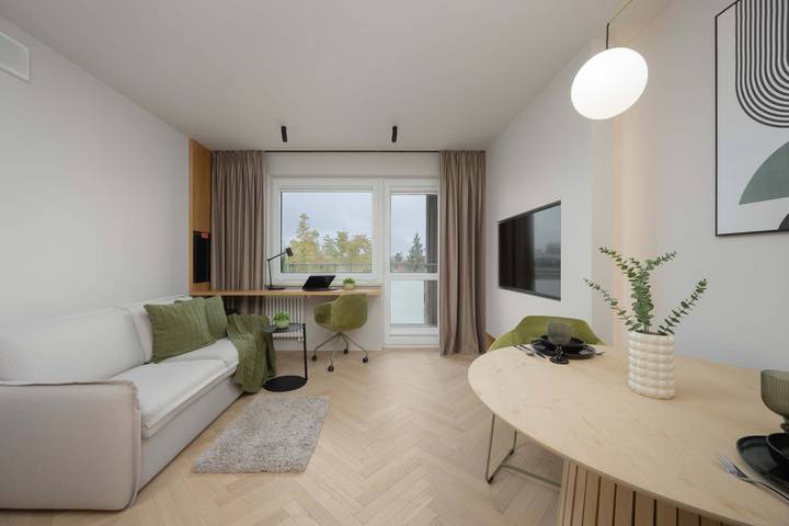 Ferienwohnung für 4 Personen, mit Balkon/Terrasse in Warschau