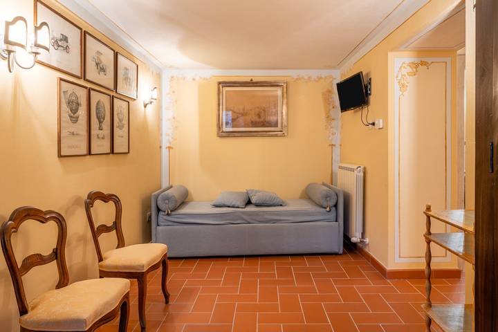 Vakantieappartement "Grillo Rosso Taverna" met open haard in Molazzana, Garfagnana
