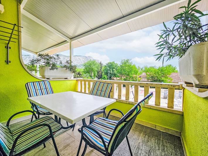Apartament wakacyjny dla 3 osób, z balkon w Duće