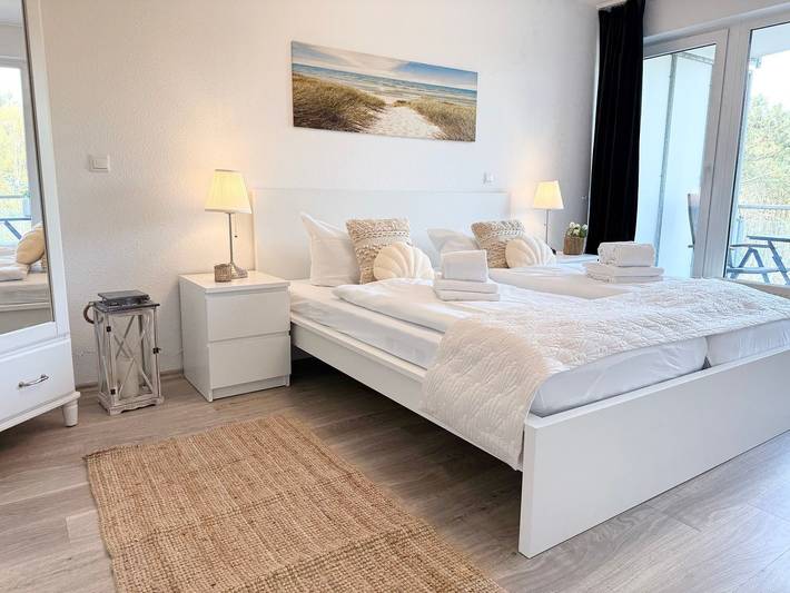 Ferienwohnung für 4 Personen, mit Balkon und Ausblick in Sahlenburg - 2