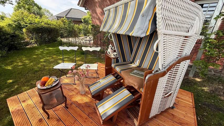 Ferienwohnung für 4 Personen, mit Garten und Terrasse