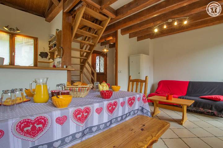 Gîte pour 5 personnes, avec Balcon