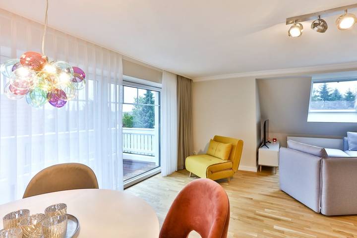 Ferienwohnung für 2 Personen, mit Balkon und Sauna