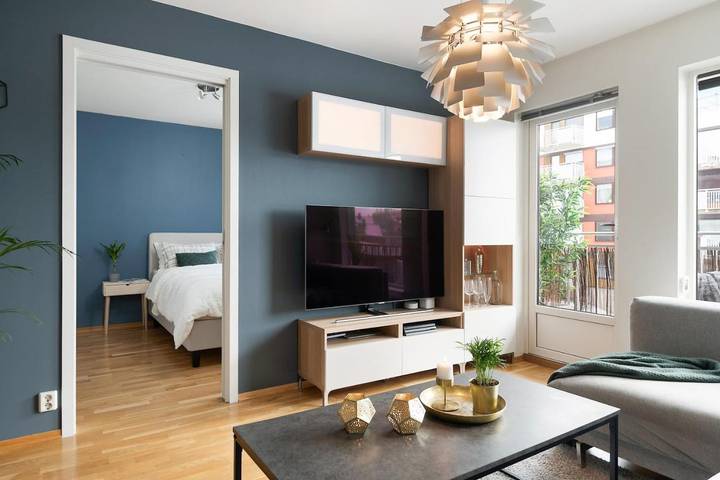 Ferienwohnung für 4 Personen, mit Garten und Ausblick in Trondheim - 3