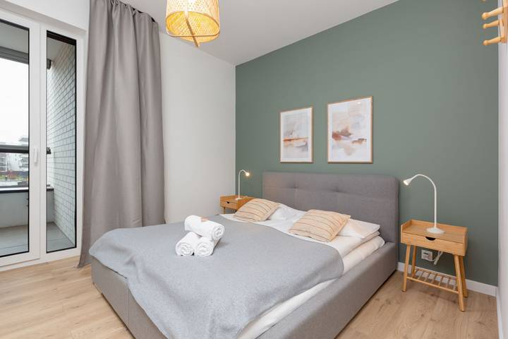Apartament wakacyjny dla 4 osób, z ogród w Żoliborz
