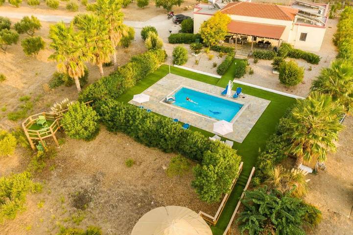 Ferienhaus für 10 Personen, mit Ausblick und Garten sowie Pool auf Kos - 3