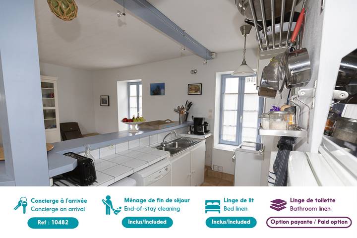 Location de vacances pour 6 personnes, avec terrasse et jardin à l' Île d'Yeu - 3