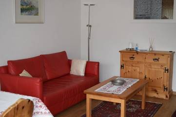 Gîte pour 2 personnes, avec jardin et balcon dans Sils Maria