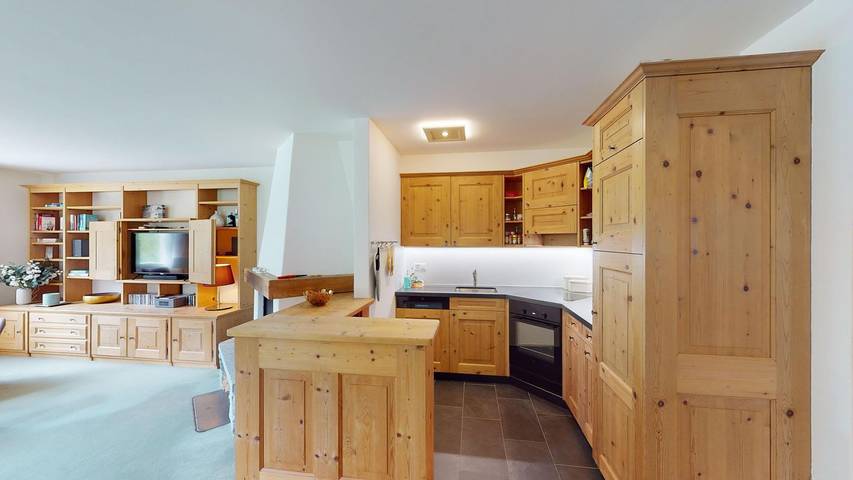 Ferienwohnung für 4 Personen, mit Balkon und Sauna in Zuoz - 2
