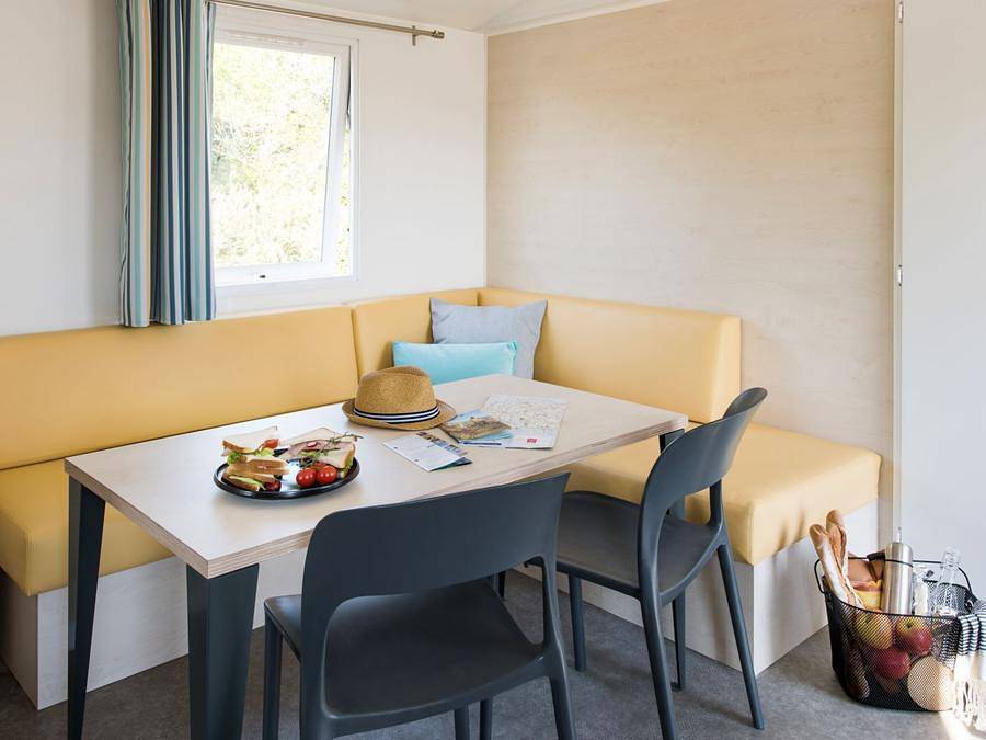 Camping Le Château - Mobilheim 6 personen - Confort 3 Zimmer ca. 30m² in Saint-Hilaire-de-Riez, Loire-Tal