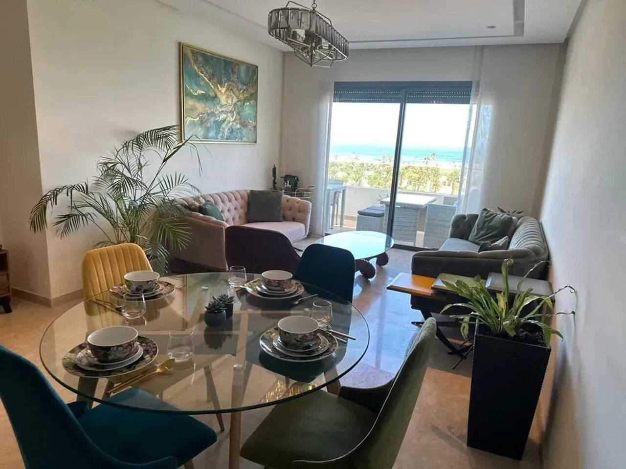 Entire apartment, Spacious Apartment in Casablanca with Stunning Sea View in Casablanca, Grand Casablanca region