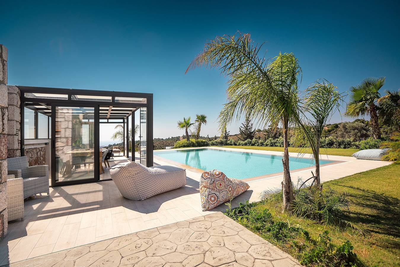 Villa for 8 personer med hage in Rhodos