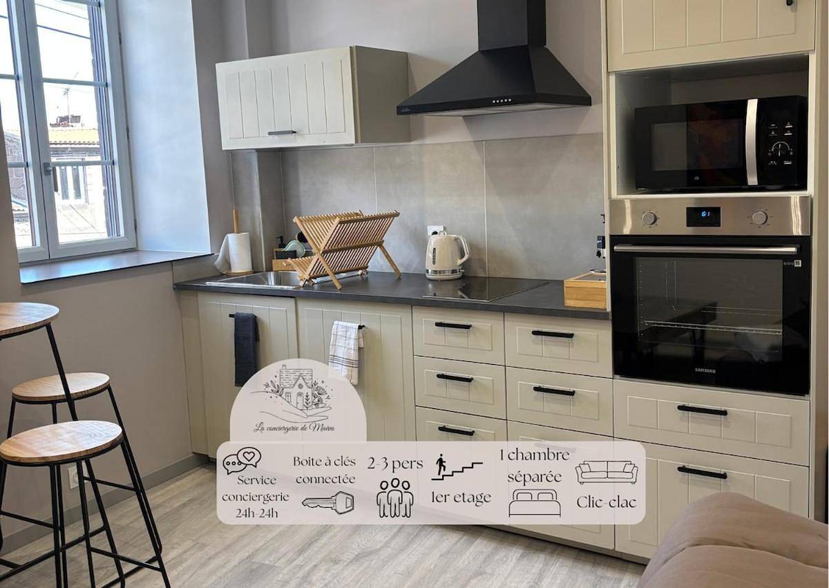 Appartement entier, Appartement avec chambre in Volvic, Parc naturel régional des Volcans d'Auvergne